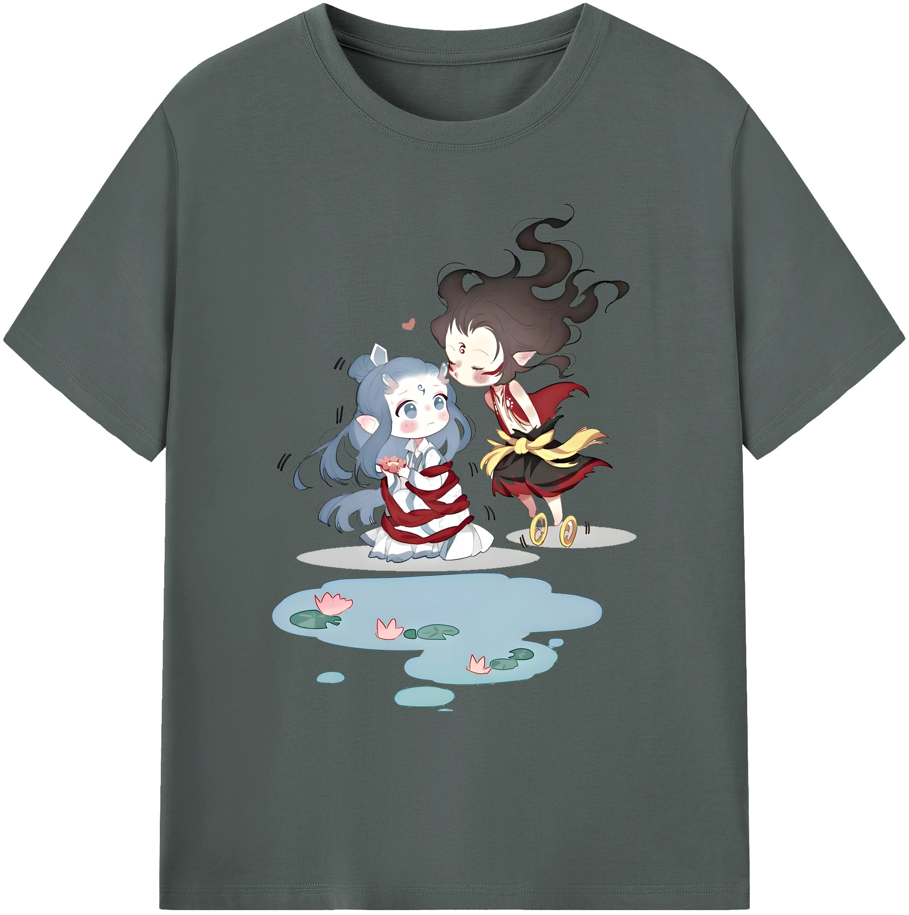 （画像用） Ne Zha 2 ナタ 魔童の大暴れ 綿100％ メンズ半袖Tシャツ｜肌触りやわらか＆通気性
